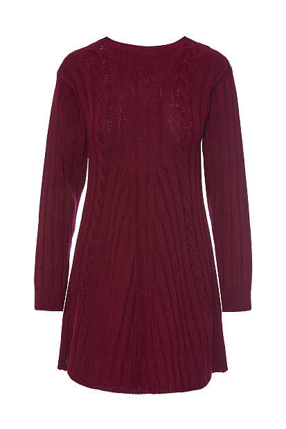 Mini knitted dress