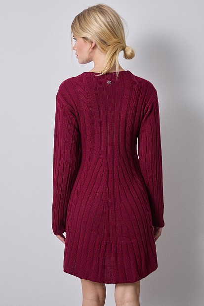 Mini knitted dress