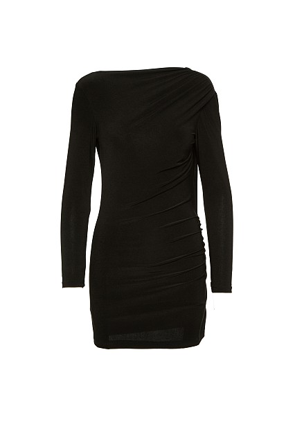 Mini dress with open back