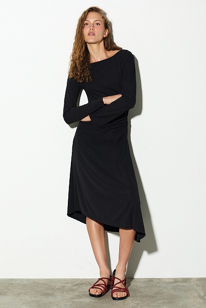 Midi asymmetric dress