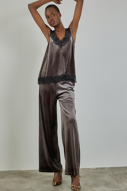 Velvet pants