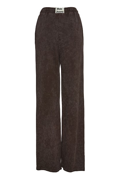 Sweatpants with rhinestones