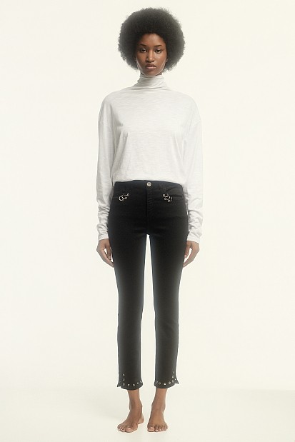 Selena skinny τζιν με κρίκους