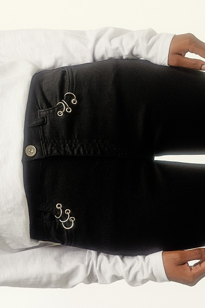 Selena skinny τζιν με κρίκους