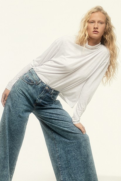 Loulou wide leg jeans