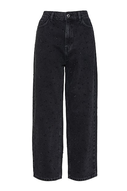 Tania balloon jeans with rhinestones