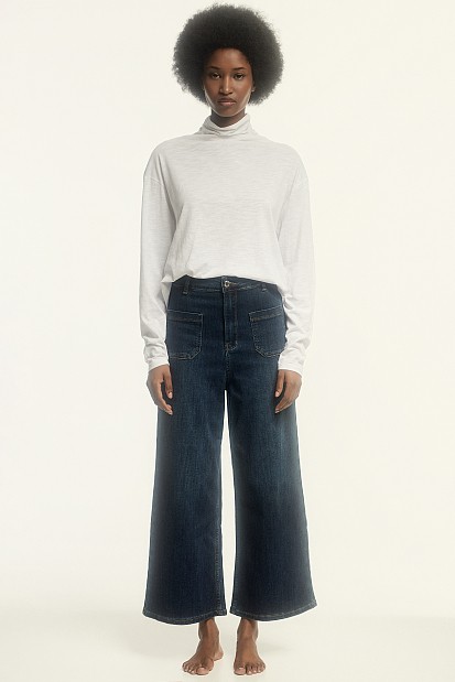 Kea wide leg κροπ τζιν