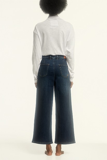 Kea wide leg κροπ τζιν