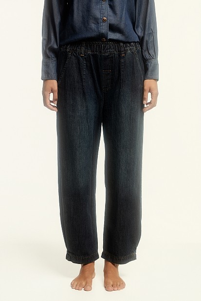 Joy cropped barrel jeans