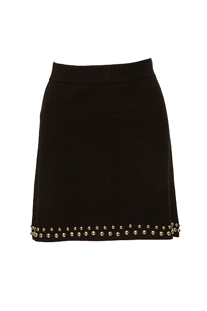Mini skirt with studs