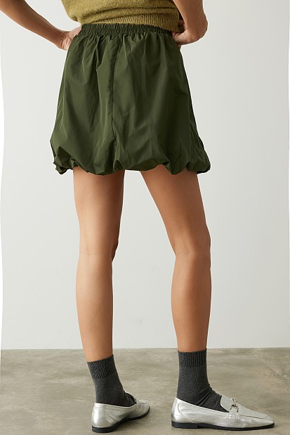 Къса пола с ластична талия