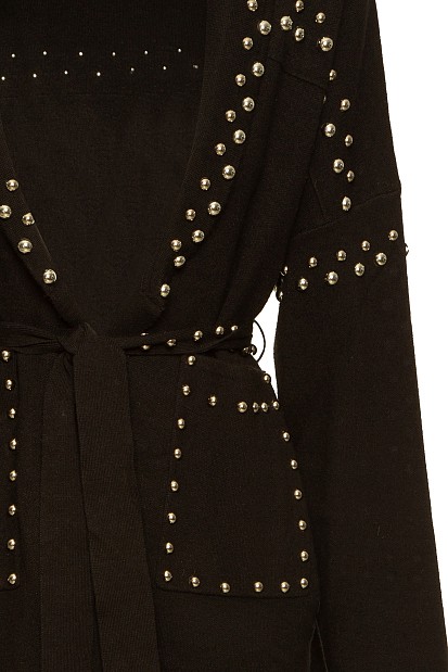 Πλεκτή ζακέτα με τρουκς