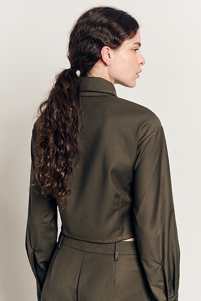 Tie-neck Shirt