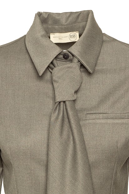 Tie-neck Shirt