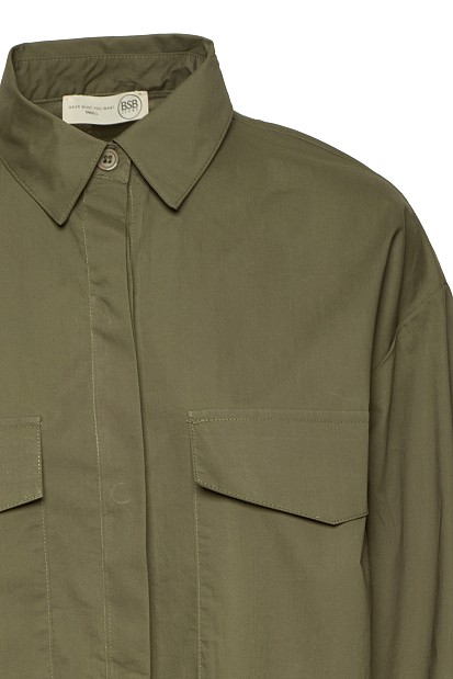 Oversized πουκάμισο με τσέπες