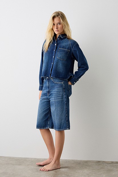 Denim shirt
