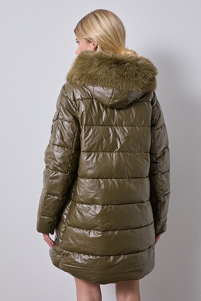 Mid-length puffer jacket