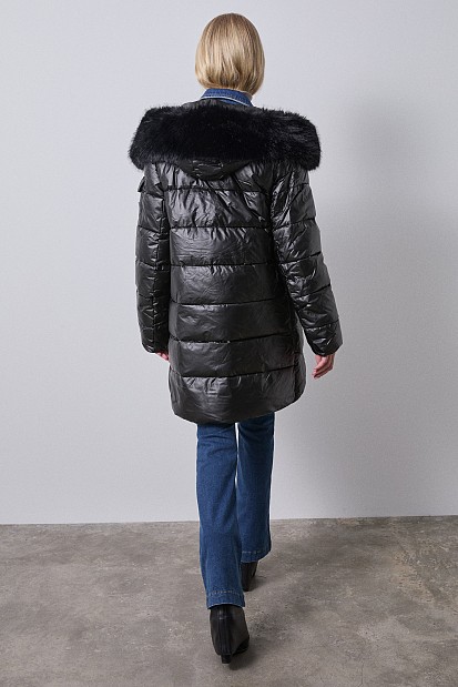 Mid-length puffer jacket