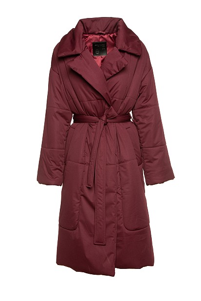 Μακρύ μπουφάν με γιακά