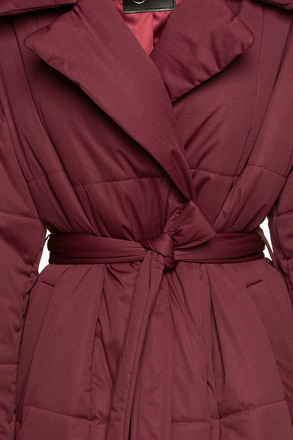 Μακρύ μπουφάν με γιακά