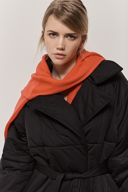 Longline jacket with collar