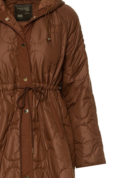 Μακρύ αδιάβροχο puffer μπουφάν