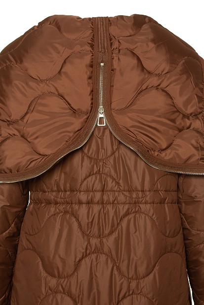 Μακρύ αδιάβροχο puffer μπουφάν