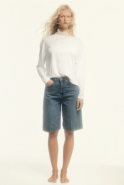 Georgia denim bermudas