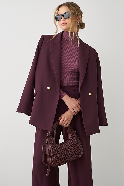 Basic rib turtleneck