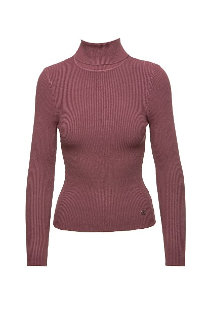 Basic rib turtleneck
