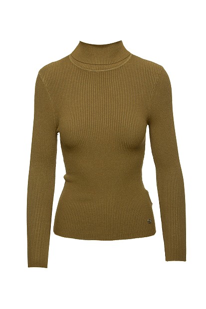 Basic rib turtleneck