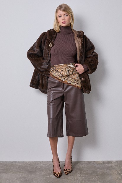 Basic rib turtleneck