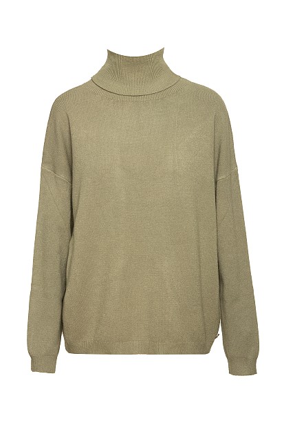 Oversized sweater with turtleneck