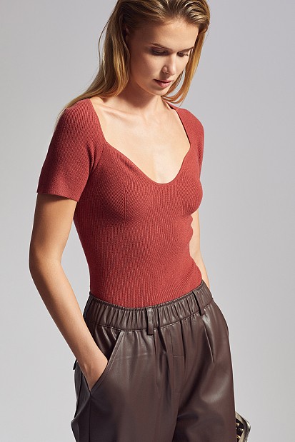 Shortsleeve sweater