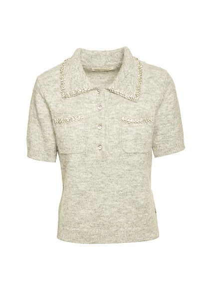 Short sleeve sweater