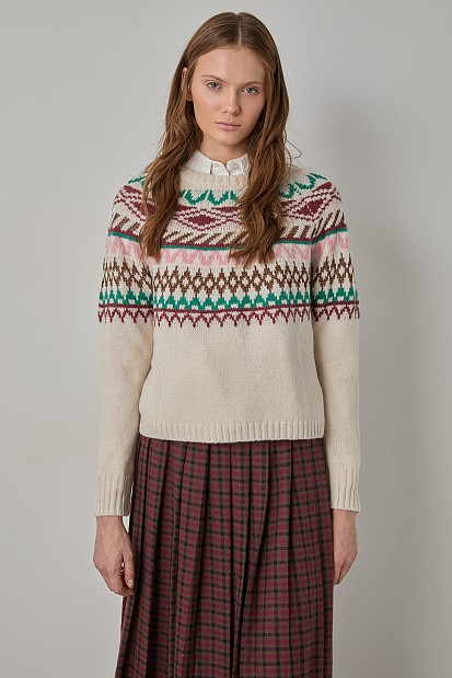 Printed sweater