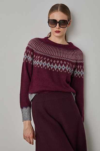 Printed sweater