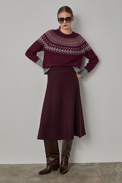 Εμπριμέ πουλόβερ