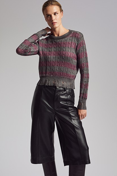 Πλεκτό πουλόβερ με στρας