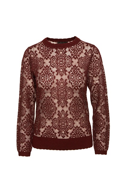 Διάτρητο πουλόβερ με λούρεξ