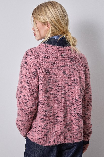 Multicolor V-neck sweater