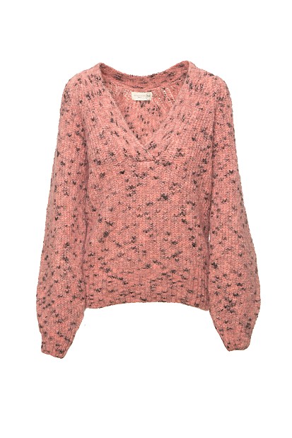 Multicolor V-neck sweater