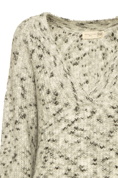 Multicolor V-neck sweater