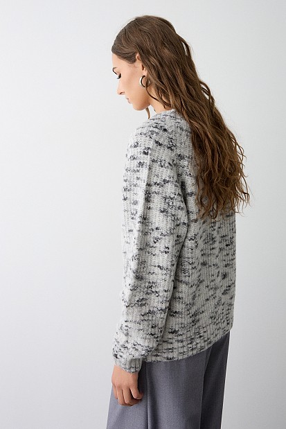 Multicolor V-neck sweater