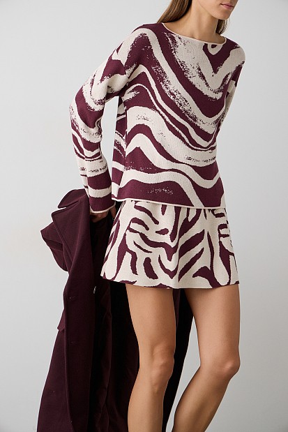 Printed pullover