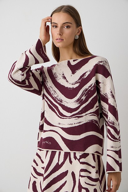 Printed pullover