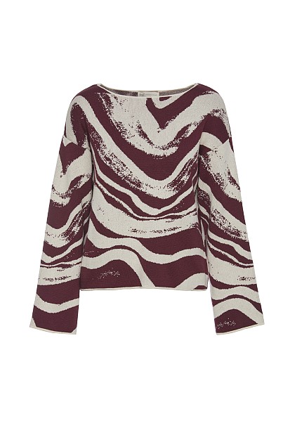 Printed pullover