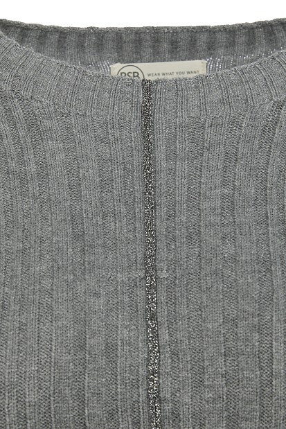 Rib πουλόβερ με λούρεξ