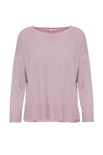 Πουλόβερ με λαιμόκοψη χαμόγελο