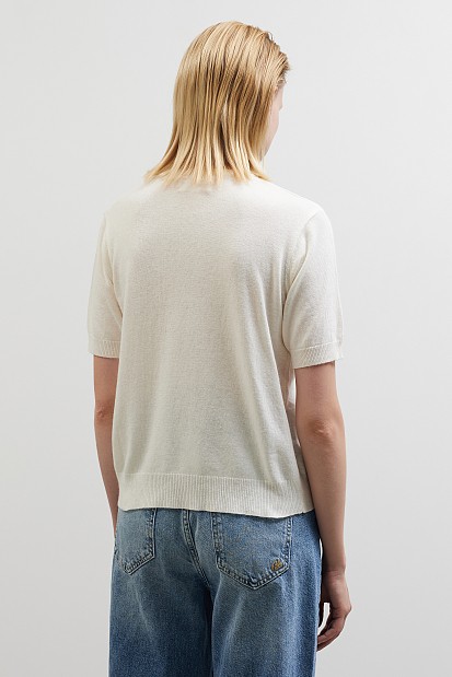 Short sleeves sweater